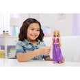 thumbnail image 4 of Disney Princess Rapunzel Fashion Doll with Blond Hair, Blue Eyes & Tiara Accessory, 4 of 9