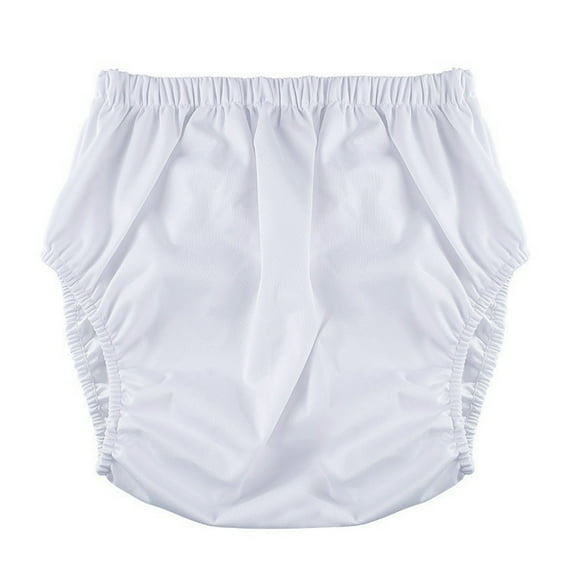 High Waist Leakproof Plastic Pants for Adults Reusable Incontinences Underwear Diaper Covers with Elastic Leg Openings