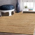 thumbnail image 5 of Harlow Hill Cora 8' x 10' Beige/Tan Solid Hand Braided Reversible Jute Indoor Area Rug, 5 of 6