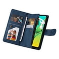 thumbnail image 2 of Case for Samsung Galaxy A33 5G/4G Cover Zipper Pocket Wallet Case Magnetic Protective - Blue, 2 of 5