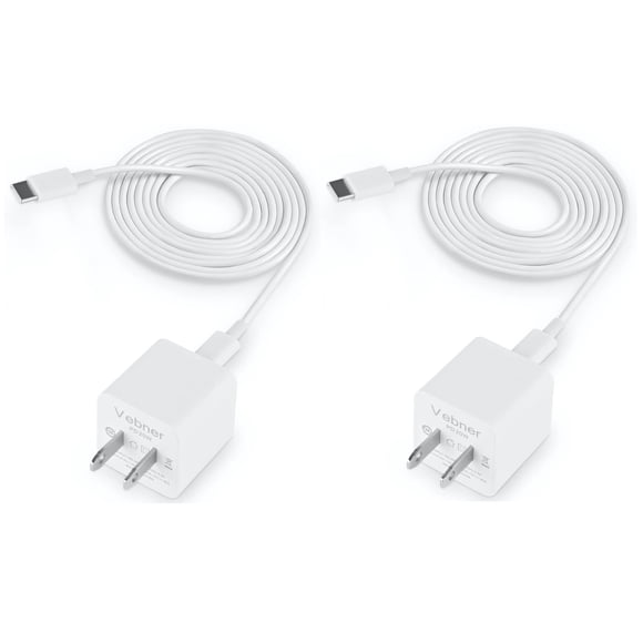 Paquete de 2 Cables de Alimentación Vebner Compatible con eero, eero 6, eero Pro 6