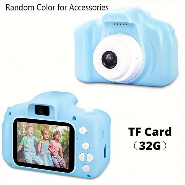 Children's Camera Waterproof 1080P HD Screen Camera Video Toy Kids Cartoon Cute Camera Outdoor Photography Toy