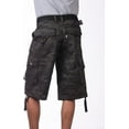 thumbnail image 3 of Pro Club Men's Cotton Twill Cargo Shorts with Belt, 3 of 5