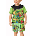 thumbnail image 2 of Nickelodeon Boys Swim Set - Paw Patrol Teenage Mutant Ninja Turtle UPF50+ Rash Guard & Swim Trunks 2 Piece, 2 of 7