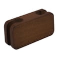 thumbnail image 4 of harper Cord Holder Cable Clip Decorative Easy Installation Portable Double Slot Storage Dark Brown, 4 of 10