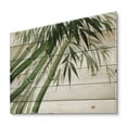thumbnail image 2 of Designart 'Ancient Dark Green Bamboo' Traditional Print on Natural Pine Wood, 2 of 5