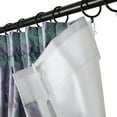 thumbnail image 3 of TWOPAGES 84"x72" Pinch Pleated Print Velvet Drape Soft Privacy Curtain for Living Room, 1 Panel, Eggplant Mauve, 3 of 6