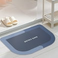 thumbnail image 2 of Bath Mat Rug-Innovative Bathroom Rug Mat Super Absorbent Quick Dry Rubber Backed Dirt Resistant Bath Rugs Mats for Bathroom Non Slip Gray Bathroom Rug for Shower Sink Bathtub, 2 of 8