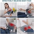thumbnail image 4 of Heating Pad for Back Pain Relief, Electric Heating Pads for Cramps with Auto Shut Off & 6 Heat Levels, Moist Heat Therapy, Machine Washable, LED Controller, Gifts for Women, Men Gray Gray-12 x 24, 4 of 5