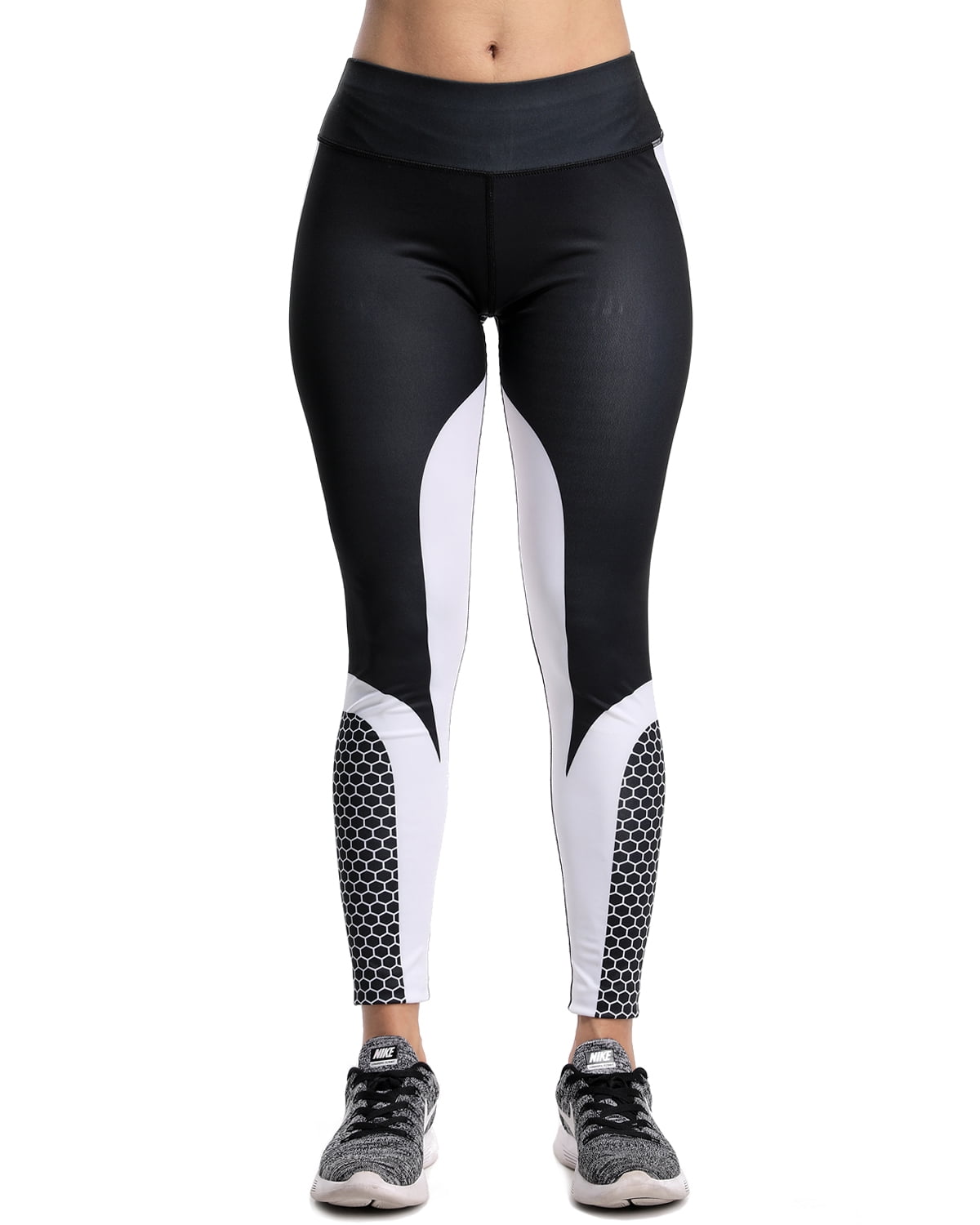 Seasum High Waisted Honeycomb Leggings