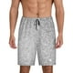 thumbnail image 1 of Fotbe Silver Mosaic Pantalones Cortos de Pijama para Hombre, Ropa de Dormir, Pantalones de Pijama Cortos para Hombre-Small, 1 of 6