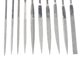 thumbnail image 3 of Juego diamante de 10 piezas, empuñadura de goma antideslizante recubierta de diamante, 3 × 140 mm Baoblaze Lima de aguja de diamante, 3 of 7