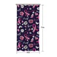 thumbnail image 5 of Pink Breast Cancer and Pioneer Flower Shower Curtain 36"x72" ,Bathroom Decorative Shower Curtains Set with 12 Hooks,Modern Waterproof Washable Shower Curtain, 5 of 6