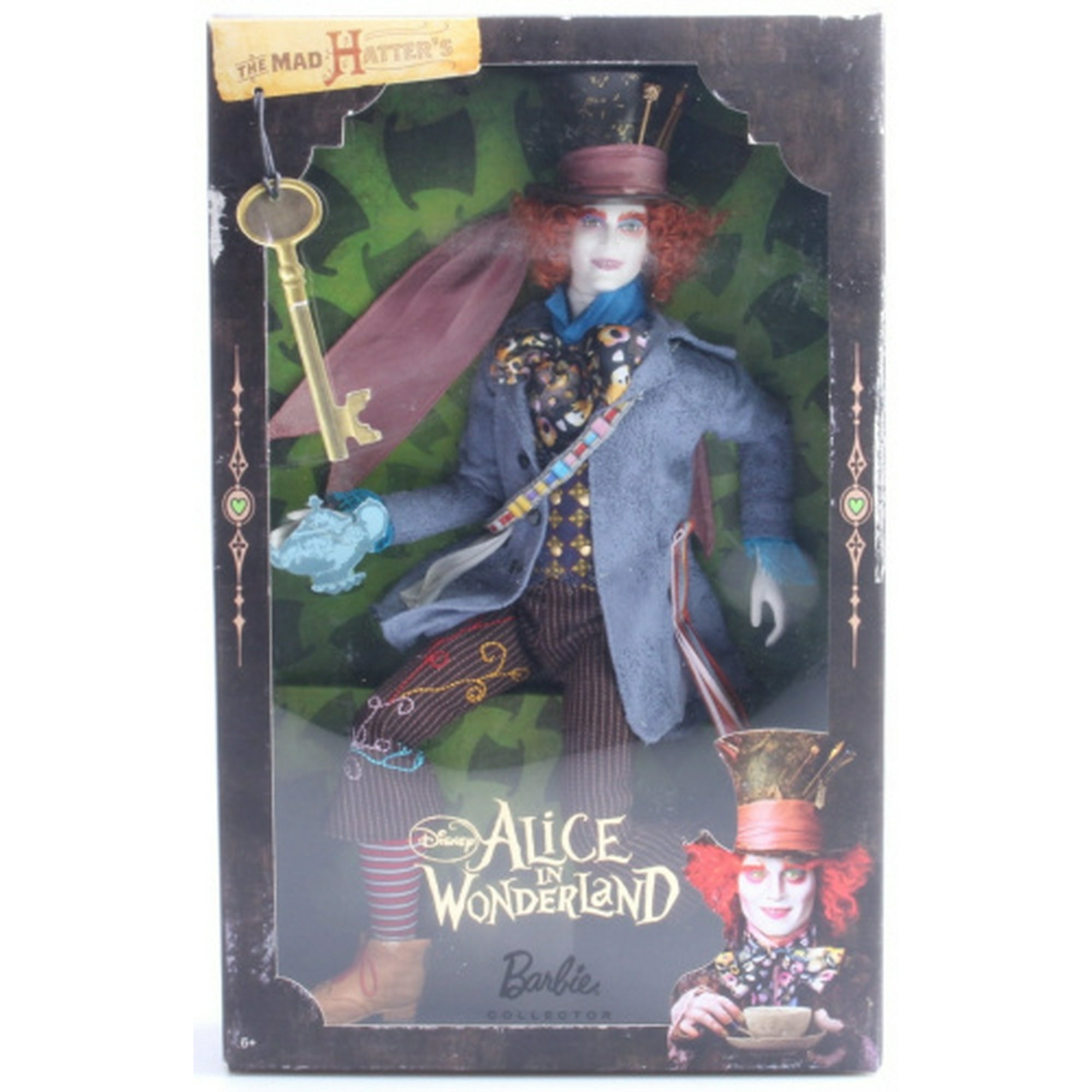 Barbie Alice Au Pays Des Merveilles Poupée Chapelier Fou Alice au Pays des Merveilles de Barbie Tim Burton | Walmart Canada
