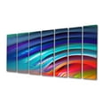 thumbnail image 1 of Designart - Beautiful Fractal Rainbow Waves - Floral Canvas Art Print, 1 of 1