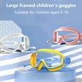 Swimming Goggles Wide Vision Transparent with Earplugs Kids Summer Swim ...