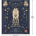 thumbnail image 6 of Gemini Gifts Blanket 50"x60", Gemini Gifts for Women, Gemini Zodiac Gifts, Gifts for Gemini Women, Gemini Birthday Gifts, Astrology Gifts for Women, Zodiac Gifts, Constellation Horoscope Gifts, 6 of 6