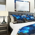 thumbnail image 4 of Designart 'Abstract City At Night' Modern & Contemporary Duvet Cover Set, 4 of 4