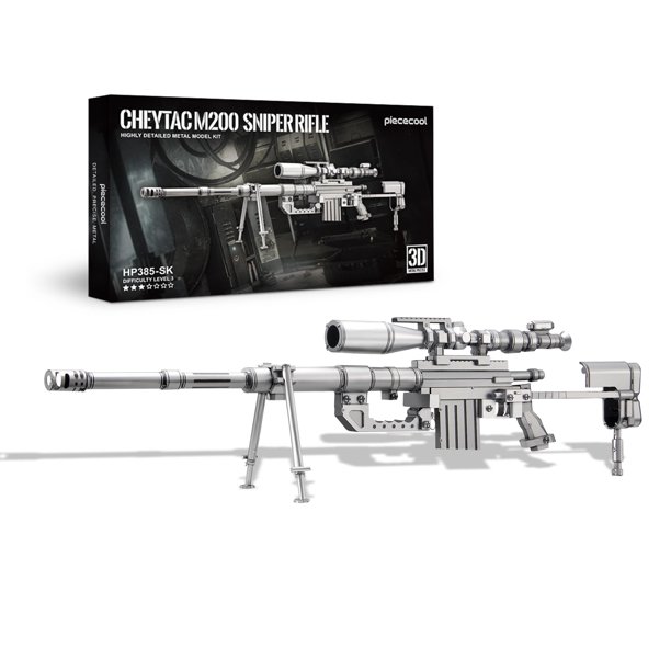 Fusil de francotirador CheyTac M200 de metal 3D Piececool