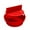 Red, variant on QuanTara 8.5in Foldable Air Fryer Liner Set, 2-Pack Reusable Silicone Baking Pad & Divider, Non-Stick Fryer Basket Mat, Dishwasher Safe, 450掳F Heat Resistant