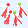 thumbnail image 1 of PENIKOKO Shuttlecocks for Badminton 4pcs NBR Red Exercise for Park Fun, 1 of 6