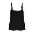 thumbnail image 5 of Tank Tops For Women 2025 Loose Fit Sevevn Women's Solid Color Adjustable Camisole Women's Loose Sleeveless Round Neck Camisole Basic Tank Tops For Women, 5 of 6