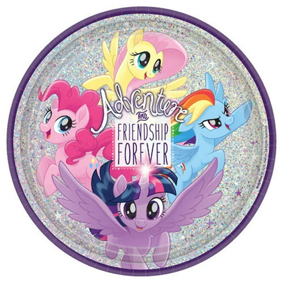 My Little Pony Friendship Adventures Prismatic 9" Plates (8)