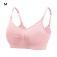 thumbnail image 1 of Sujetador de lactancia Mujer Embarazo Postparto Ropa interior Sujetador sin costuras, Rosa, M Eigraketly AP001133-07, 1 of 7