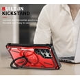 thumbnail image 3 of Compatible with Samsung Galaxy S24 Ultra Case Magsafe Stand Heavy Duty Case for Men Women Magnetic Shockproof Protective Ostand Red, 3 of 10