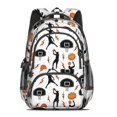 thumbnail image 2 of Basketball and Lightning White Pattern Cute School Backpack Bag with Padded Back and Adjustable Shoulder Straps 16.9 X 12.6 X 5.9 Inches, 2 of 5