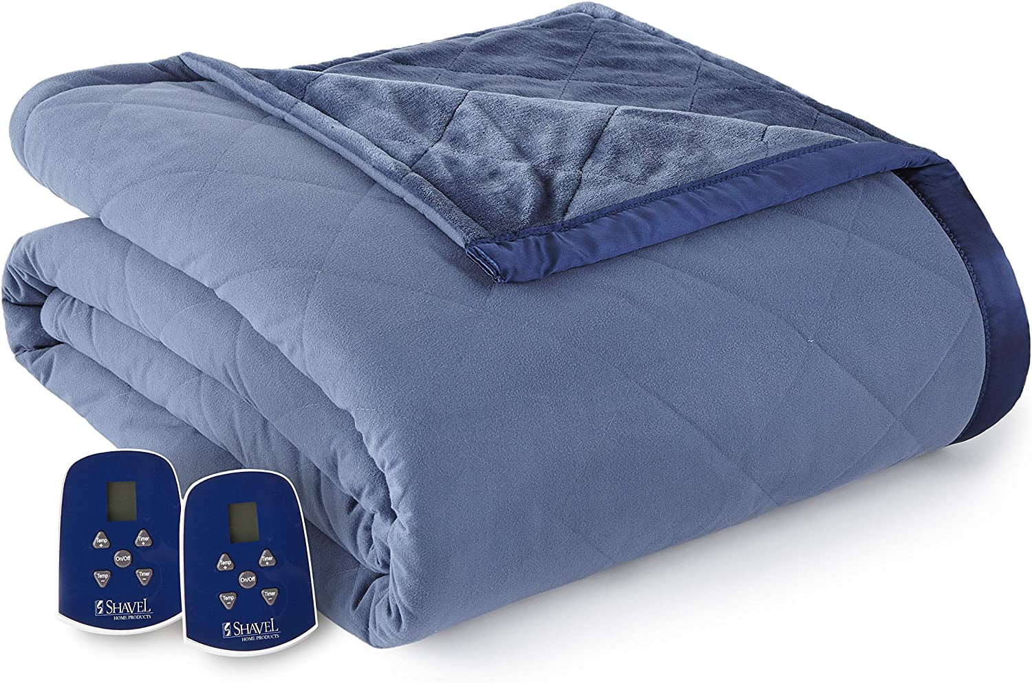 KingSize Ultra Velvet Electric Heated Blanket, Machine Wash & Dry