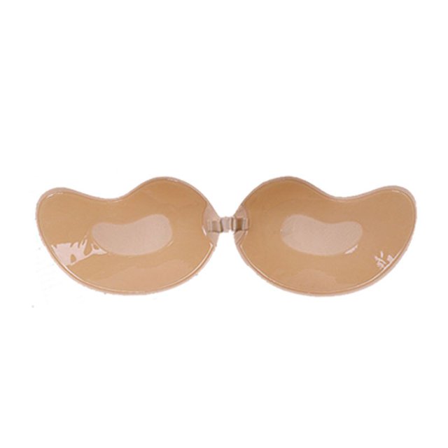 Sujetador de silicona Invisible Push Up Sexy Sujetador sin tirantes Sigilo Adhesivo Sin respaldo Realzador de senos para mujeres Sujetadores de bikini de boda pegajosos Tan Jianjun unisex