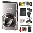 thumbnail image 1 of Canon IXY 650 HS Compact Camera 12x Zoom Silver Bundle with 64GB Card, Charger, Card Reader, Tripod, Cleaning Kit (International Model), 1 of 5