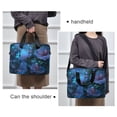 thumbnail image 6 of 16" Laptop Briefcase for Work Travel Laptop Shoulder Bag Carrying Handbag Laptop Case Fantasy Luminous Flowers, 6 of 8