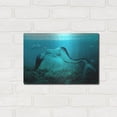 thumbnail image 3 of Luxe Metal Art 'Sleeping Mermaid' by Ata Alishahi Metal Wall Art, 16" x 12", 3 of 9
