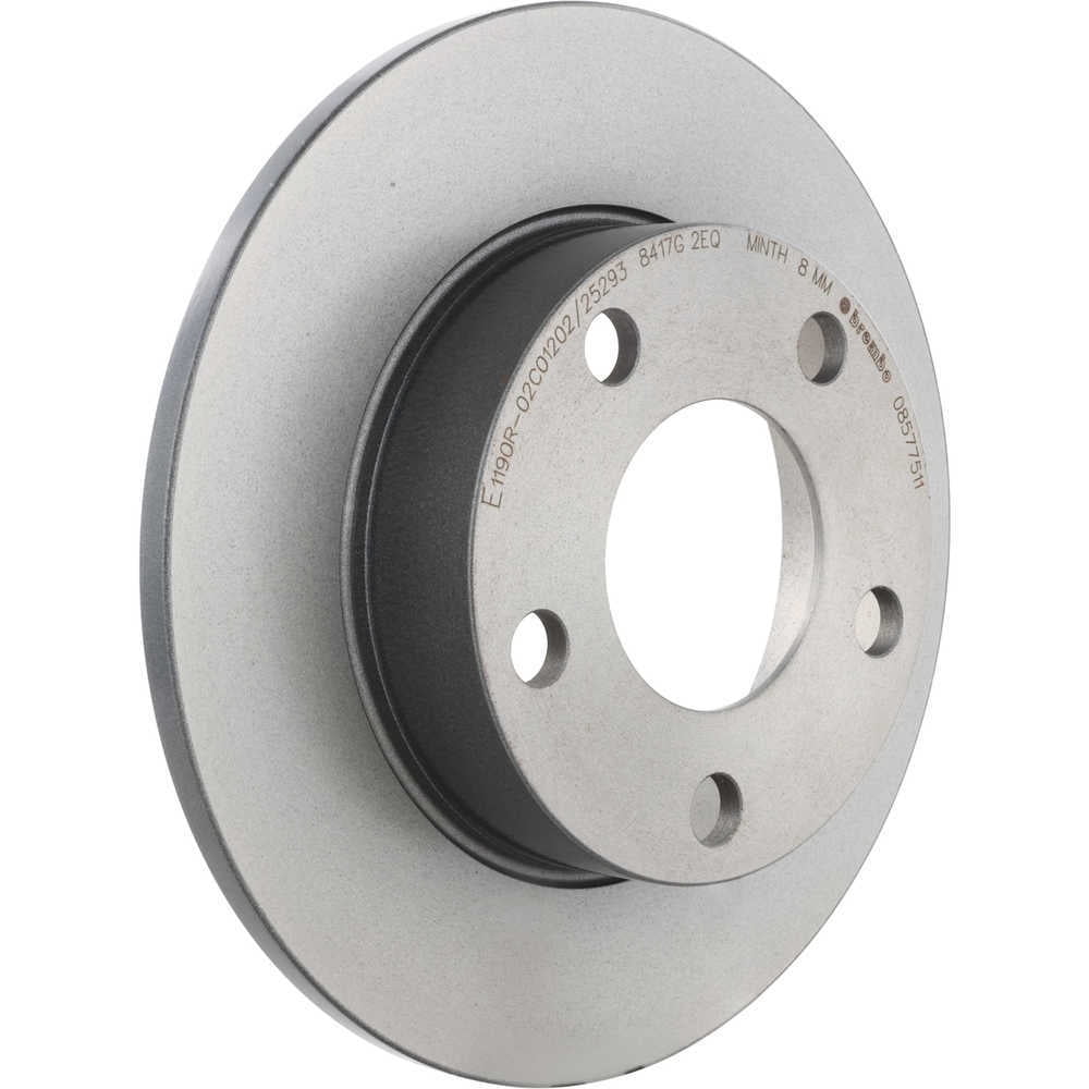 Brembo 08.5775.11 Disc Brake Rotor Fits select: 1999-2000 AUDI A8 QUATTRO, 1991 AUDI 200 QUATTRO TURBO
