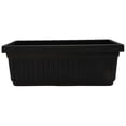 thumbnail image 1 of The HC Companies 18-Inch Venetian Window Planter Box with Drain Plug, Black, 1 of 8