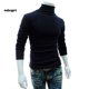 thumbnail image 1 of Camiseta De Punto Elástico De Manga Larga Para Hombres Jersey De Color Sólido Suave Para Otoño Inviernopangjing, 1 of 4