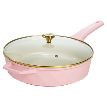 Paris Hilton 4 Quart Cast Aluminum Jumbo Cooker, Pink