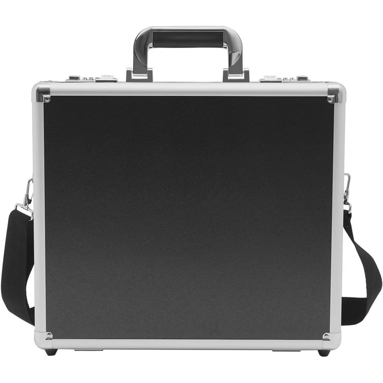 Lockable Briefcase Aluminum Hardside Attache Briefcase Portable Hard Top Attache Case with Combination Lock for Men Women Walmart