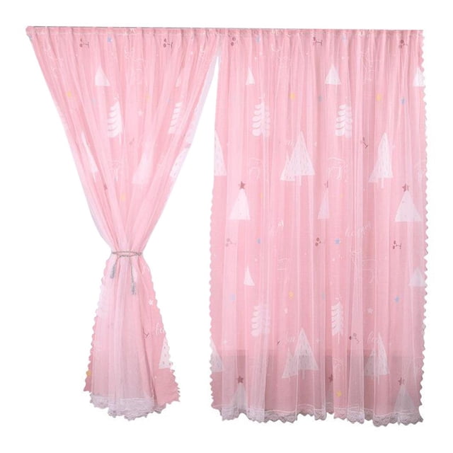 Cortina de doble capa, cortinas opacas para ventana, dormitorio, patio, Estilo C 1.2x1.8M Zulema cortina de ventana