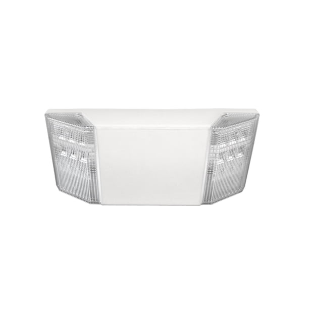 NICOR Lighting LED Emergency Lighting Unit with Angled Emergency Lights