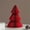 A Black, variant on Christmas Tree Ornament, Foldable Paper Honeycomb Tabletop Decor, 7.9 Inch 1 Pack Vibrant Red Christmas Foldout Display, For Holiday Indoor Home Party Mantel Xmas Winter Festive Desktop Decoration