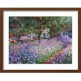 thumbnail image 2 of Art.com Monet: Giverny, 1900 Giclee Print by Claude Monet, Brown Frame Wall Art, 21" x 17", 2 of 5