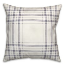 Creative Products Painted Plaid Blue 16 x 16 Indoor / Outdoor Pillow