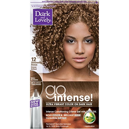 SoftSheen-Carson Dark and Lovely Go Intense Ultra Vibrant Color, Shimmering Bronze 12 (Packaging May Vary)
