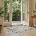 thumbnail image 5 of UERMEI 3'x5' Area Rugs for Entryway, Washable Non-slip Soft Indoor Door Mats, Modern Abstract Throw Rug for Bedroom Laundry Room Carpet, Brownish Pink, 5 of 9