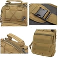 thumbnail image 4 of Tactical Water-Proof Cross-Body Shoulder/Chest Sling Backpack Molle Lightweight Compact Travel Bag for Samsung Galaxy A15 5G - Black, 4 of 9
