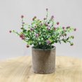 thumbnail image 2 of Fake Plant Potted Lifelike Small Artificial Greenery Plant Faux Plant Decoration, 2 of 10