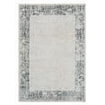 thumbnail image 2 of HR Super Soft Polyester Abstract Area Rug Bordered in Gray, Ivory & Multi-Color - Elegant Frame Pattern for Cozy and Stylish Living Spaces, 2 of 6
